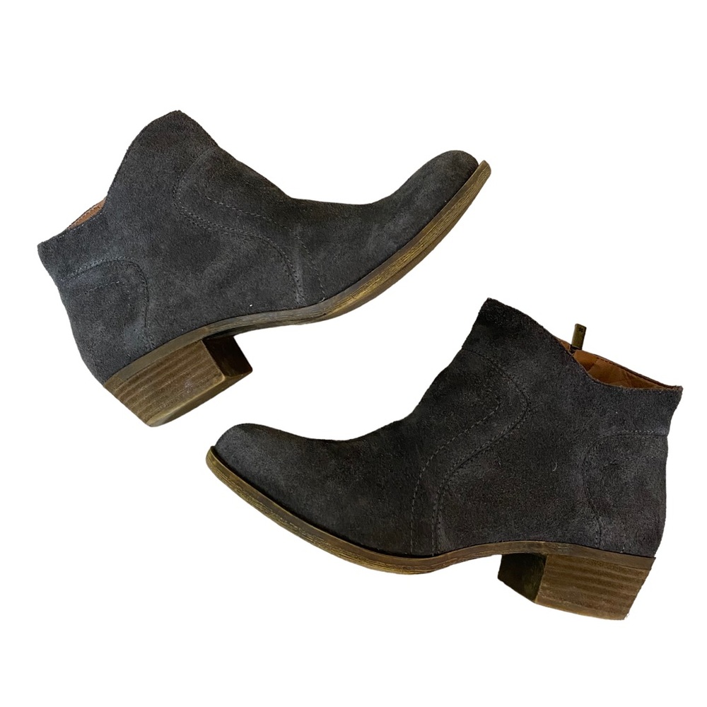 Lucky Brand LP-Brolley Brown Suede Ankle Boots Size 8